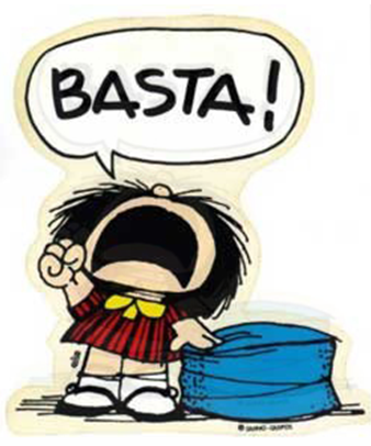 Mafalda - Basta